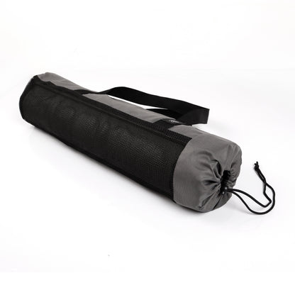 Yoga Bag, Adjustable, Fits Most Yoga Mats, 26" L X 6In Dia, High Quality Polyester, Dark Gray